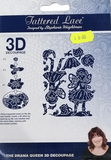 Tattered Lace die The drama queen 3d decoupage