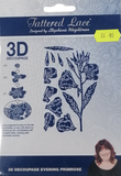Tattered Lace die 3D decoupage evening primrose