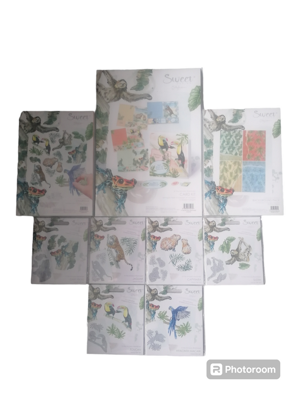 Sweet Design by Sally Anson In the amazon rainforest card kit
