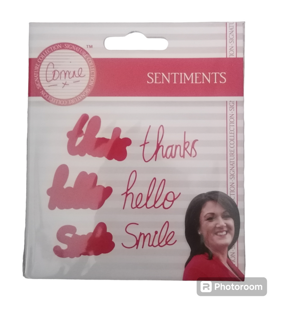 Signature collection Corrine Sentiments die