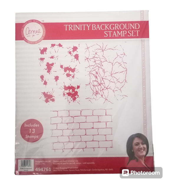 Signature collection by Corrine Trinity background stamp set