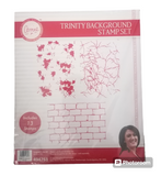 Signature collection by Corrine Trinity background stamp set
