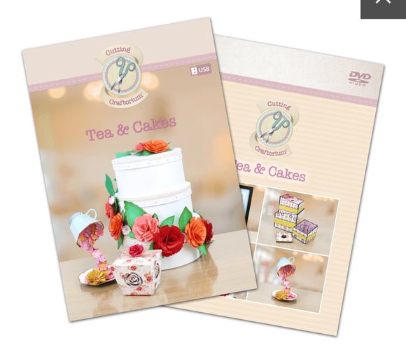 Cutting craftorium usb & dvd Tea & cakes