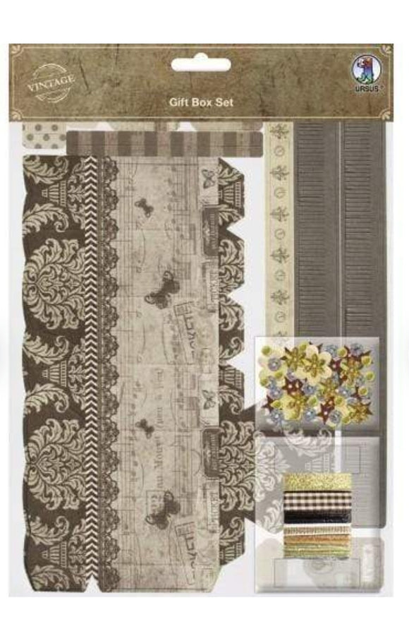 Vintage gift box kit