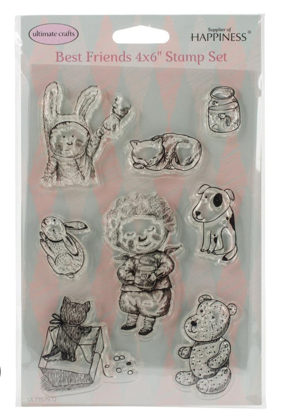 Ultimate crafts stamp set Best friends