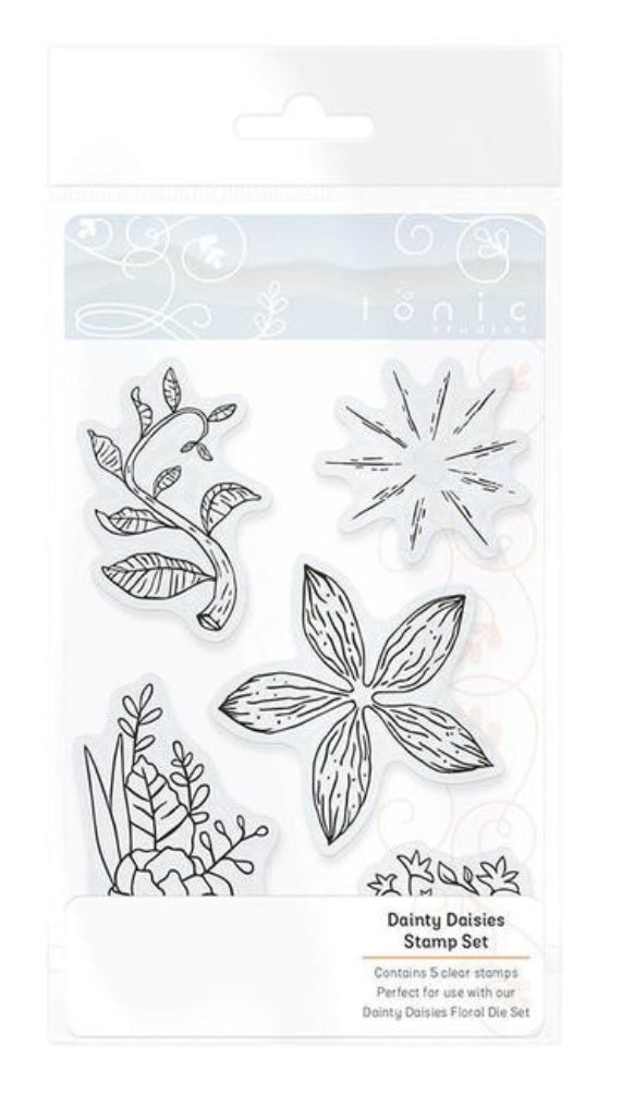 Tonic studios stamp set Dainty Daisies