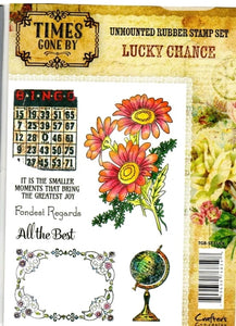Crafters companion stamp LUCKY CHANCE