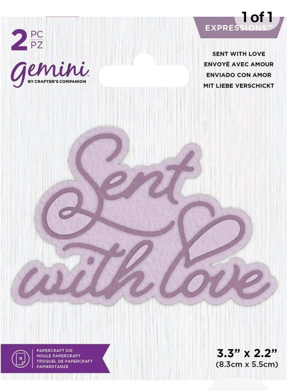 Gemini expressions die Sent with love