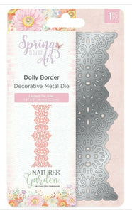 Crafters companion spring is in the air Doily border die