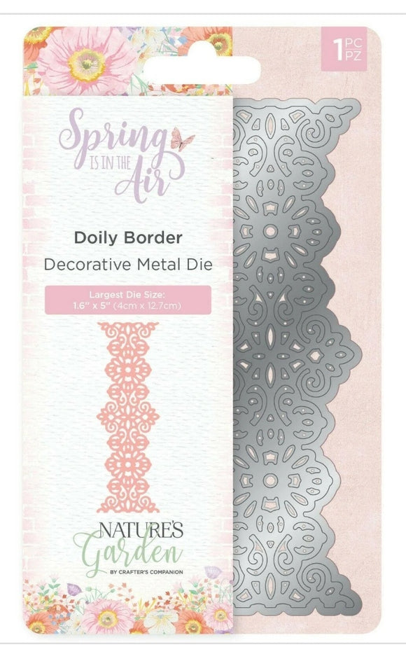 Crafters companion spring is in the air Doily border die