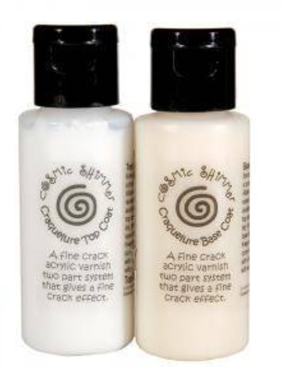 Cosmic Shimmer craquelure glaze set of 2