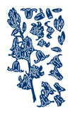 Tattered Lace die 3D decoupage bluebells