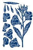 Tattered Lace die 3D decoupage evening primrose