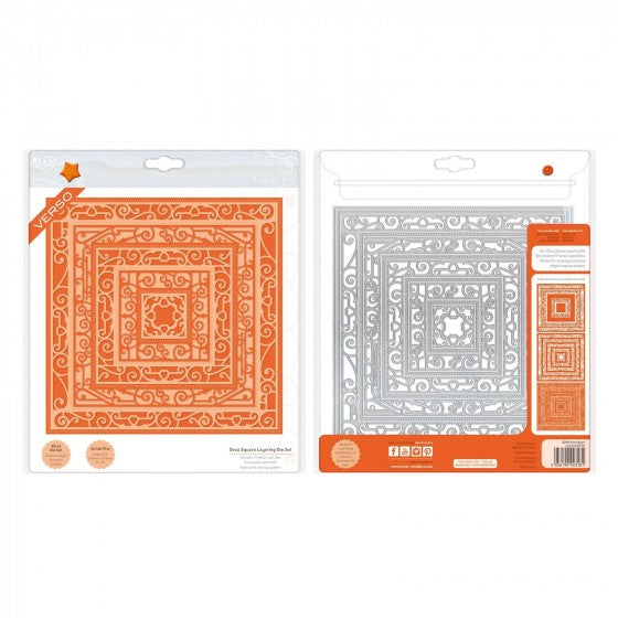 Deco Square Layering Essentials Die Set Tonic Studios 2318E