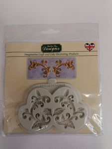 Katy Sue silicone mould Leaf flourish