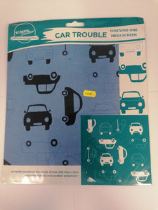 Screen sensations 12x12 screen Car trouble
