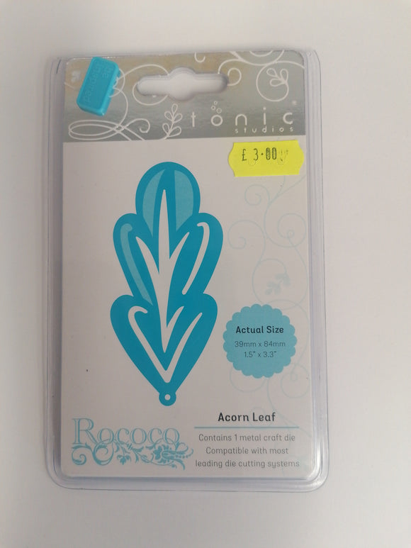 Tonic Studios die Acorn leaf