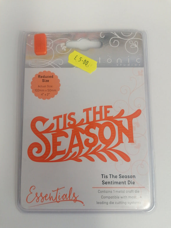 Tonic Studios die Tis the season sentiment