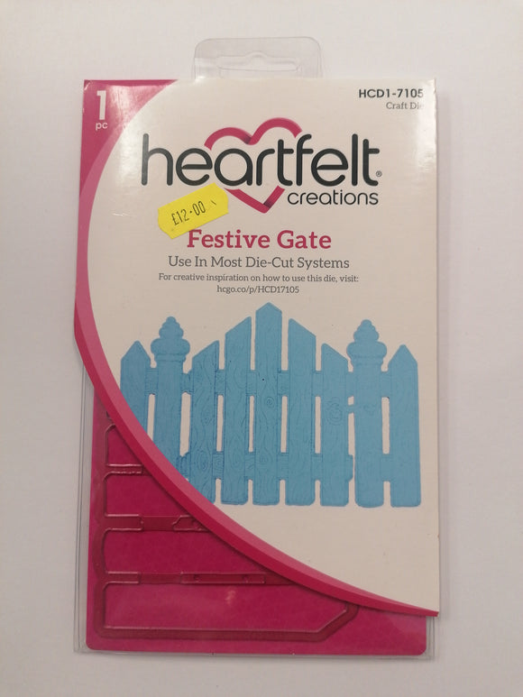 Heartfelt Creations Die Festive gate