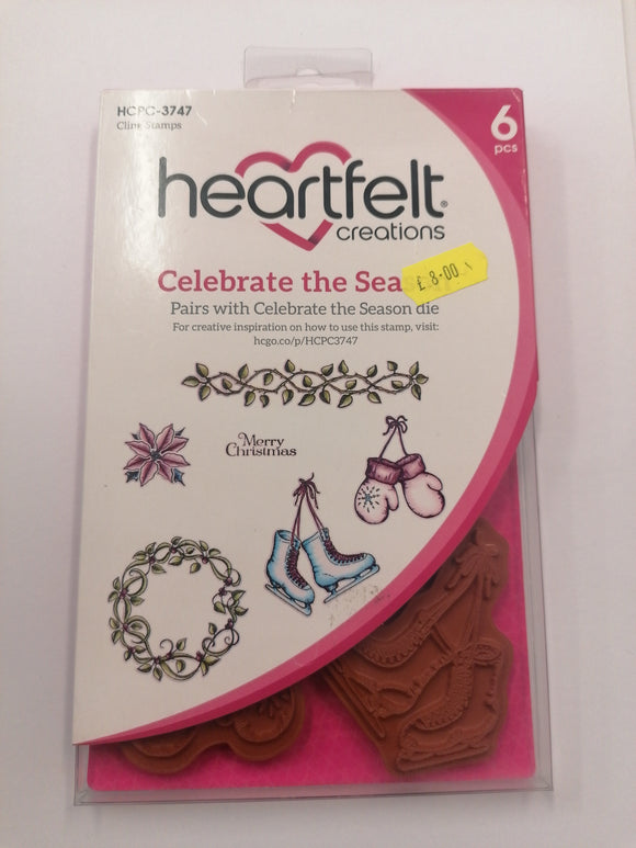 Heartfelt Creations stamp Celebrate the season