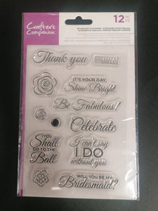 Crafters companion stamp Be fabulous accessories