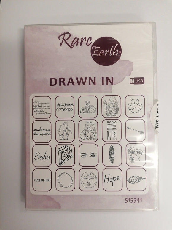 Rare Earth USB Drawn in