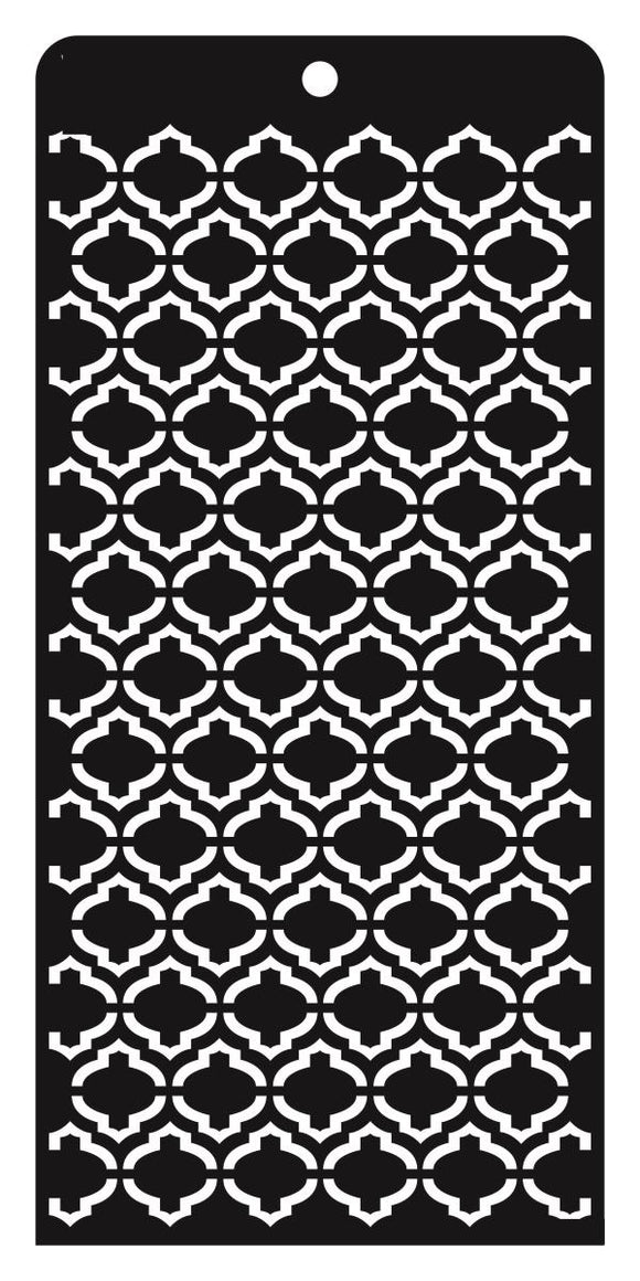 ANNA MARIE DESIGNS Mixed Media Stencil – 8″ x 4″ – No.34