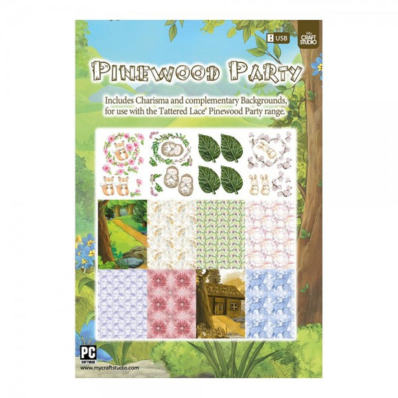Tattered Lace Pinewood Party USB