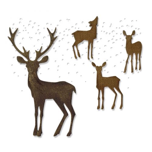 Sizzix Thinlits Cutting Dies By Tim Holtz 5pcs - Winter Wonderland