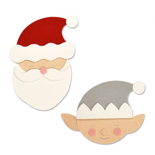 Sizzix Bigz Die - Santa & Elf #663378
