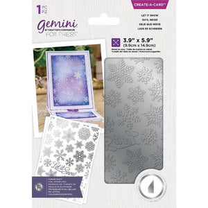 Gemini Let It Snow Create A Card Foil Stamp Die 697559