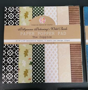 pollyanna pickering wild birds collection paper pad 8x8 the coppice