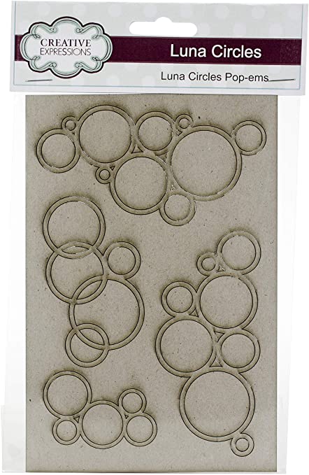 Creative expressions Luna circles pop-ems