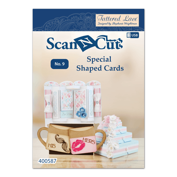 Tattered lace scan n cut USB No 9: Special Shaped Cards