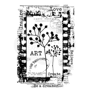 Woodware clear magic singles stamp Be a dreamer