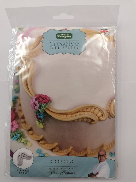Katy sue designs mould S Scrolls