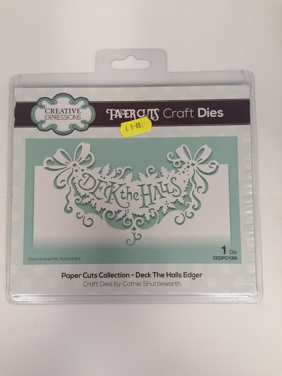 Creative expressions Edger die Deck the halls