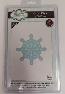 Creative expressions die Festive collection imogen triple layering