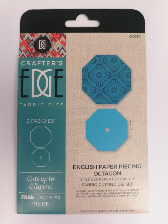 Crafters Edge fabric die English paper piercing octagon