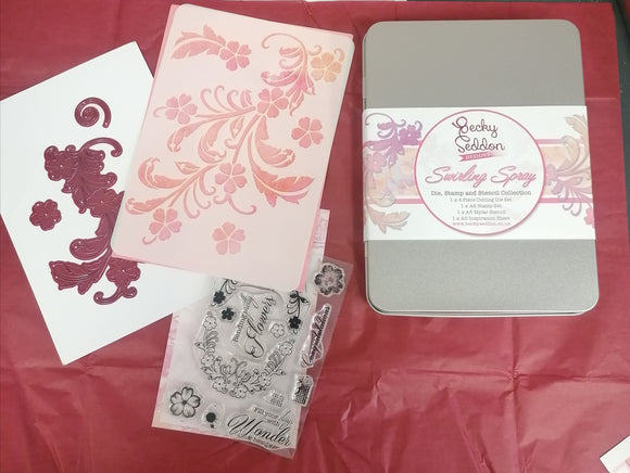 Becky seddon designs swirling spray collection