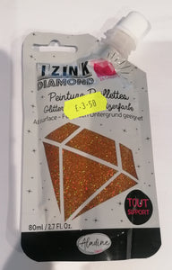 IZINK DIAMOND glitter paint 24 carats Gold