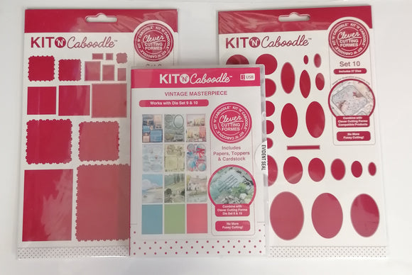 Kit N Caboodle USB & 2 Die sets (vintage masterpiece)