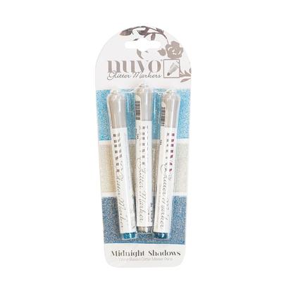 Tonic studio Nuvo - Glitter Markers - MIDNIGHT SHADOWS - 172n