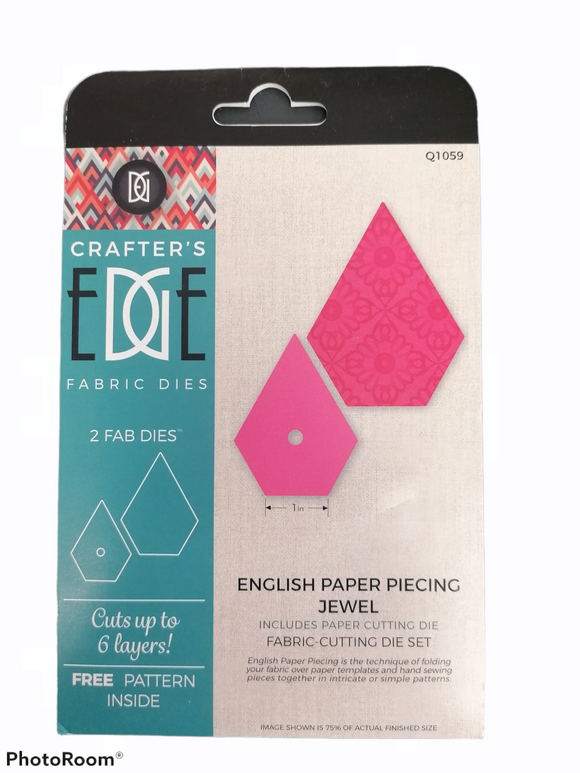 Crafters Edge fabric die English paper piercing jewel