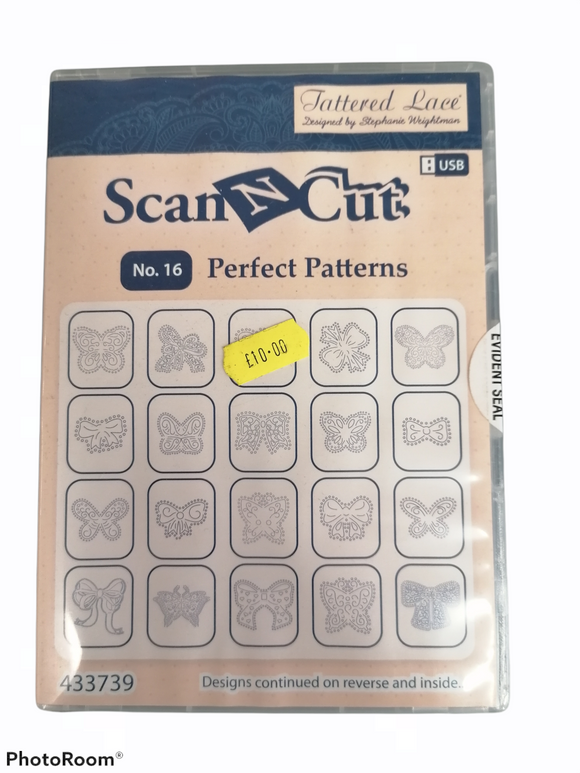 Scan n cut USB perfect patterns