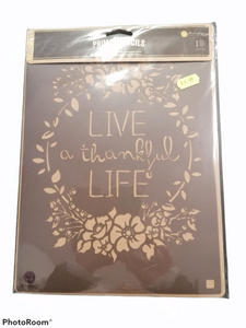 Prima Marketing stencil 8.5x11.25