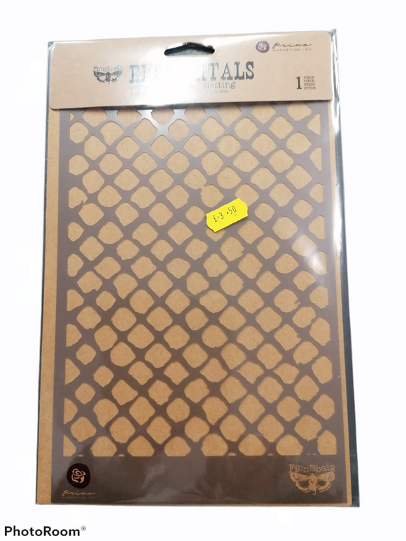Prima Marketing stencil 6.5x10.25 Netting