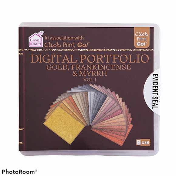 Click print go Digital portfolio USB Gold, Frankincense & MyrrhVolume 1