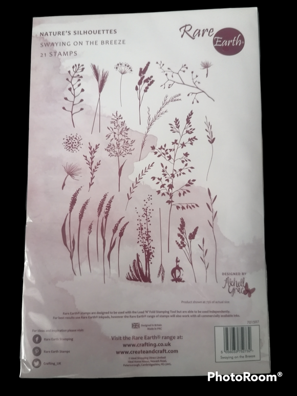 Rare Earth A4 Stamp Set SWAYING ON THE BREEZE