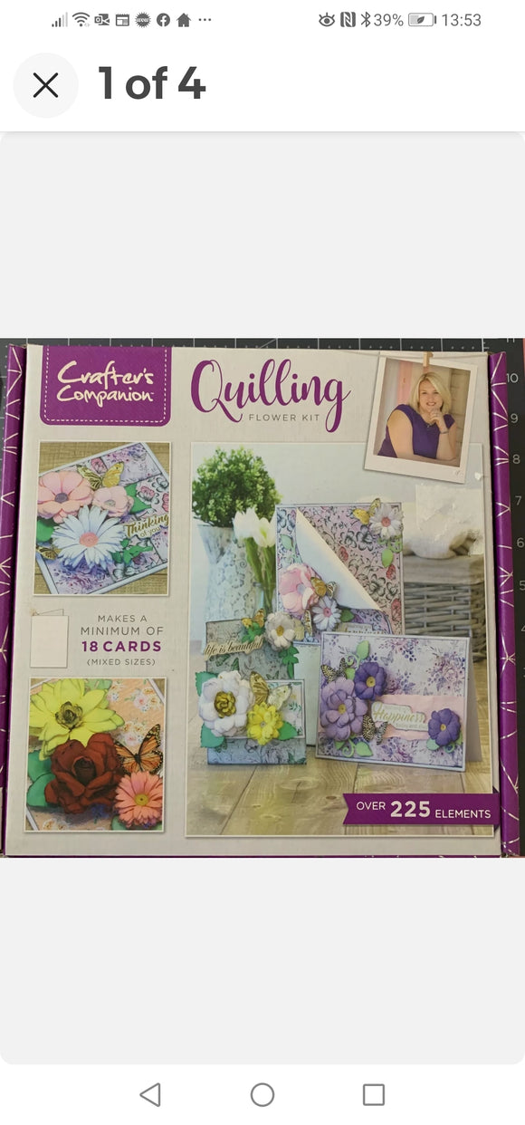 Crafter's Companion Quilling Flower Kit